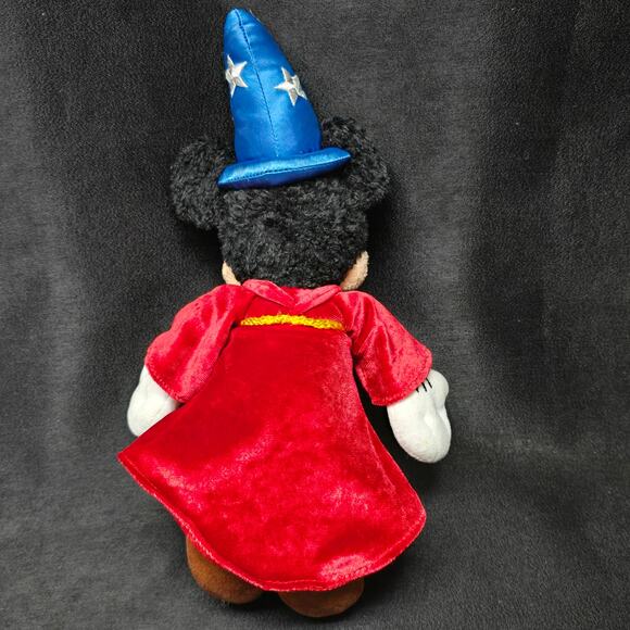 Vintage Disney Parks Mickey Mouse Sorcerers Apprentice Mini Plush Stuffed Animal - Picture 4 of 11